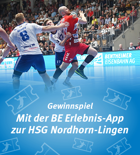 Gewinnspiel: Mit der BE Erlebnis-App zur HSG Nordhorn-Lingen